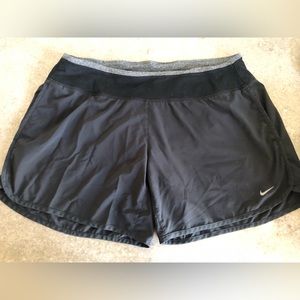 Nike Dri Fit Black Running Shorts Large